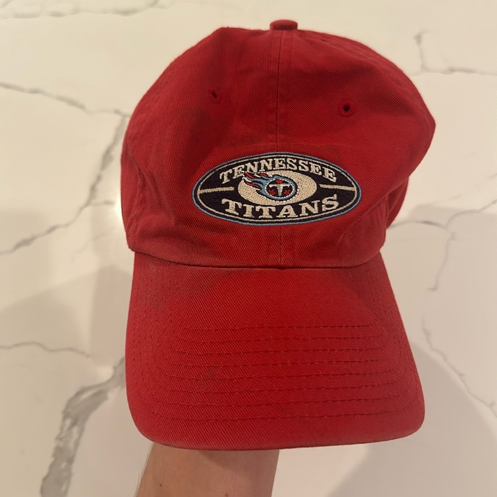 Vintage Red Tennessee Titans Hat